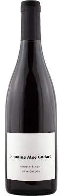Bottle of Domaine Mee Godard Moulin à Vent 'Au Michelon'with label visible