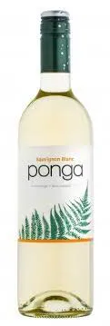 Bottle of Ponga Sauvignon Blancwith label visible