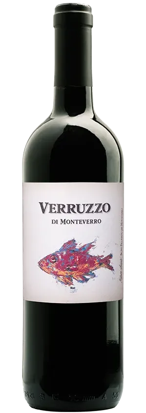 Bottle of Monteverro Verruzzo di Monteverro Toscanawith label visible