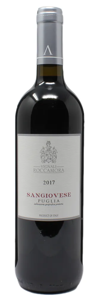Bottle of Vignali Roccamora Sangiovesewith label visible