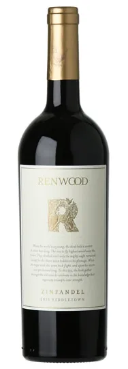 Bottle of Renwood Fiddletown Zinfandel from search results