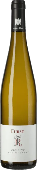 Bottle of Rudolf Fürst Pur Mineral Rieslingwith label visible