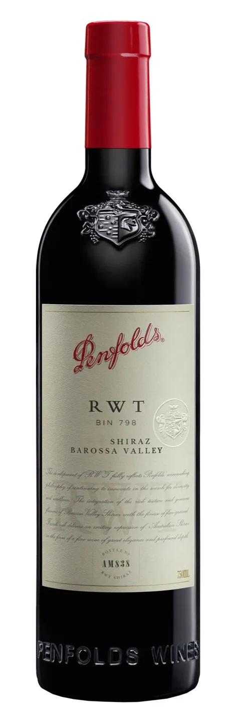 Bottle of Penfolds RWT Shiraz from search results