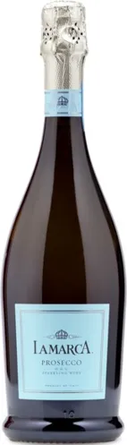 Bottle of La Marca Proseccowith label visible