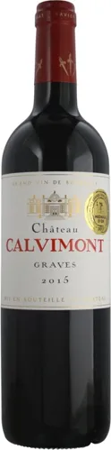Bottle of Château Calvimont Graveswith label visible