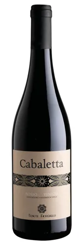 Bottle of Tenute Fiorebelli Cabaletta Rosso delle Veneziewith label visible