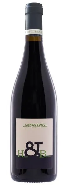 Bottle of Hecht & Bannier Languedocwith label visible