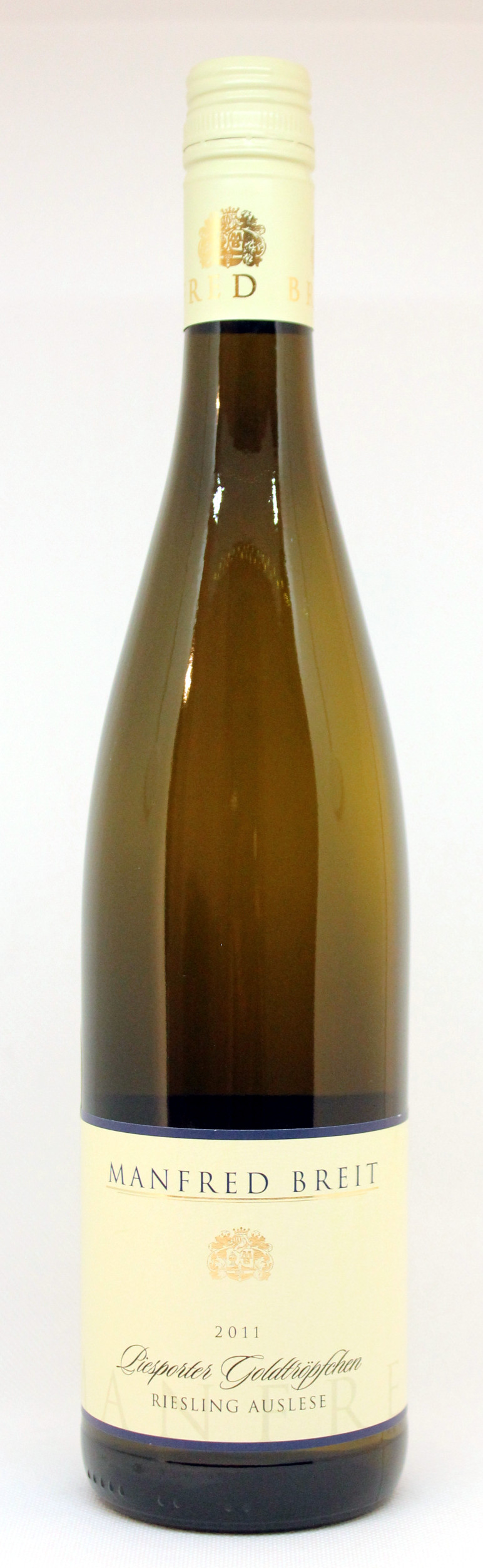 Bottle of Manfred Breit Piesporter Goldtröpfchen Riesling Spätlese from search results