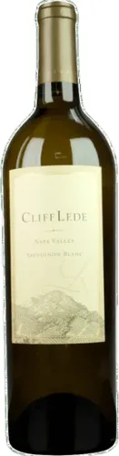 Bottle of Cliff Lede Sauvignon Blancwith label visible