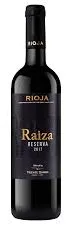 Bottle of Raiza Reservawith label visible
