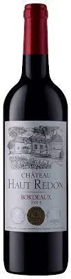 Bottle of Château Haut-Redon Bordeaux from search results