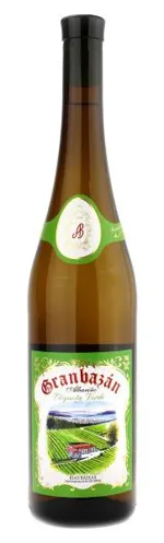 Bottle of Agro de Bazán Granbazán Etiqueta Verde Albariñowith label visible