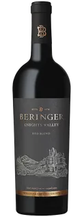 Bottle of Beringer Q Red Blendwith label visible