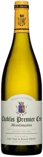 Bottle of Jean-Paul & Benoit Droin Chablis Premier Cru 'Montmains' from search results