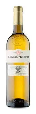 Bottle of Ramón Bilbao Verdejo Ruedawith label visible