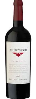 Bottle of Arrowood Sonoma Estates Cabernet Sauvignonwith label visible