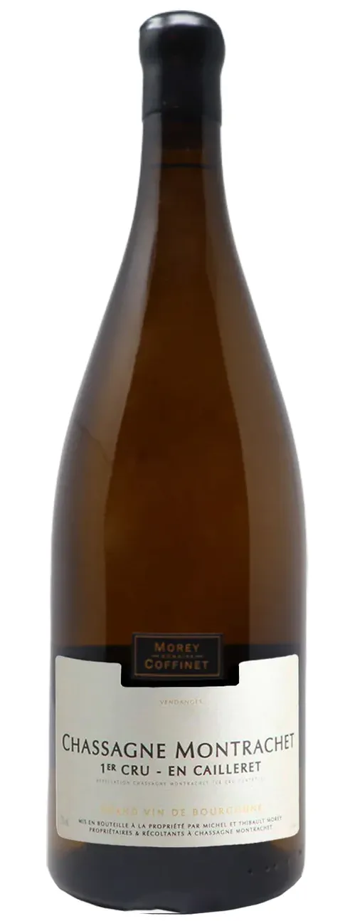 Bottle of Domaine Génot-Boulanger Meursault-Bouchères Premier Cruwith label visible