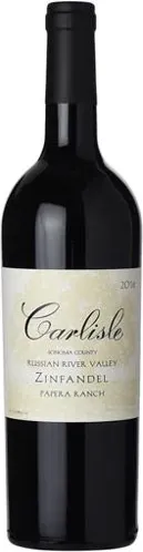 Bottle of Carlisle Papera Ranch Zinfandel from search results