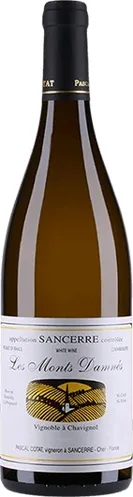 Bottle of Pascal Cotat Les Monts Damnés Sancerrewith label visible