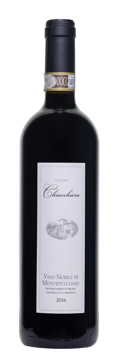 Bottle of Chiacchiera Vino Nobile di Montepulcianowith label visible