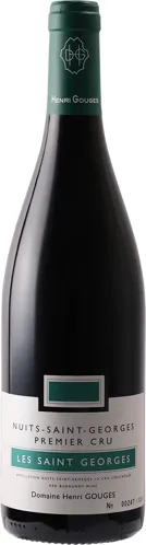 Bottle of Domaine Henri Gouges Les Saint Georges Nuits-Saint-Georges 1er Cruwith label visible