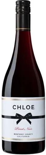 Bottle of Chloe Pinot Noirwith label visible
