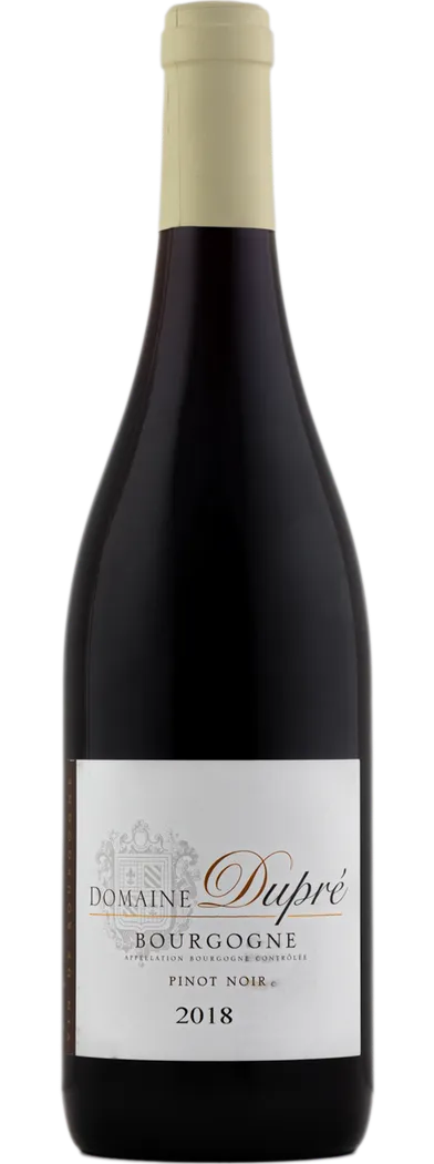 Bottle of Domaine Dupré Bourgogne Rouge (Pinot Noir) from search results