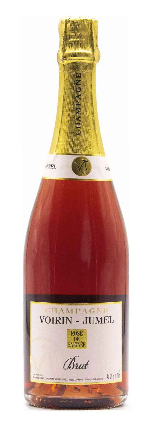 Bottle of Voirin-Jumel Rosé de Saignée Brut Champagne from search results