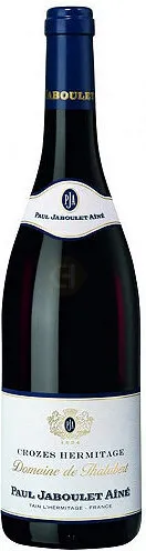 Bottle of Paul Jaboulet Aîné Crozes-Hermitage Domaine de Thalabertwith label visible