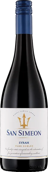 Bottle of San Simeon Syrah from search results