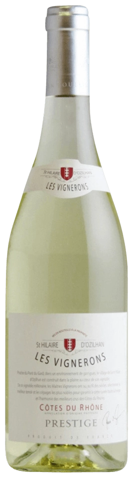 Les Vignerons de St.Hilaire d'Ozilhan Prestige Côtes du Rhône Blanc