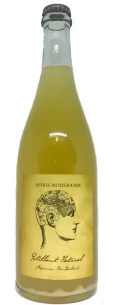 Bottle of Orbis Moderandi Pétillant Naturelwith label visible