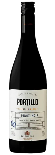 Bottle of Salentein Portillo Pinot Noirwith label visible