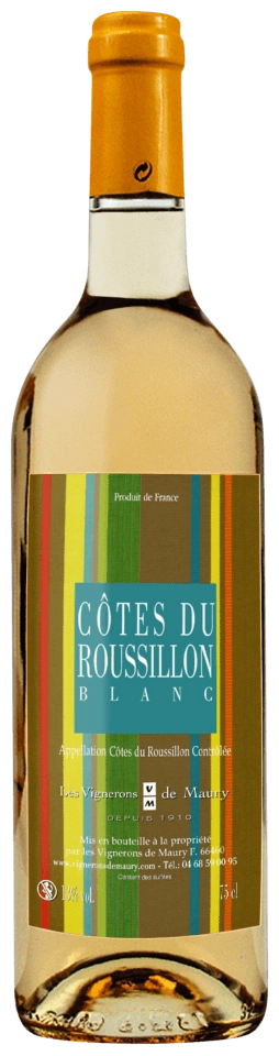 Les Vignerons de Maury Côtes du Roussillon Blanc