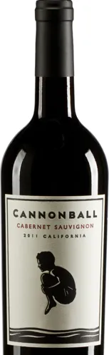 Bottle of Cannonball Cabernet Sauvignonwith label visible