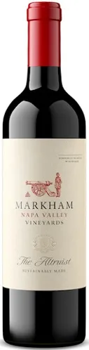 Bottle of Markham Vineyards The Altruist Red Blendwith label visible