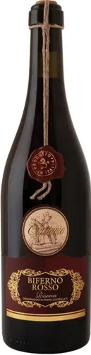 Bottle of Capitanio Biferno Riservawith label visible