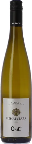 Bottle of Pierre Sparr Alsace Onewith label visible