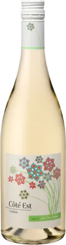 Bottle of Domaine Lafage Côté Est Blancwith label visible
