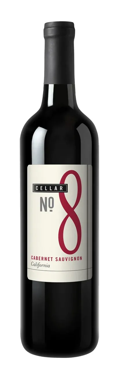 Bottle of Cellar No. 8 Cabernet Sauvignonwith label visible