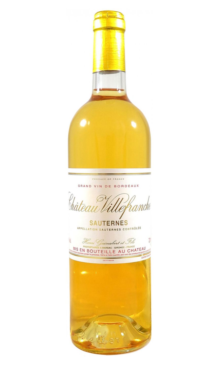 Bottle of Château Villefranche Sauternes from search results