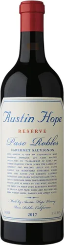 Bottle of Austin Hope Reserve Cabernet Sauvignon from search results