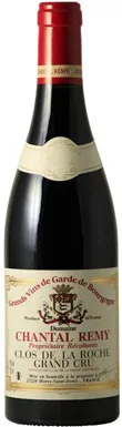 Bottle of Domaine Louis Remy Clos de la Roche Grand Cruwith label visible