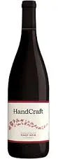 Bottle of HandCraft Pinot Noirwith label visible