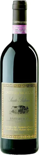 Bottle of Castello di Neive Barbaresco Santo Stefanowith label visible