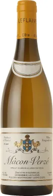 Bottle of Domaine Leflaive Mâcon-Verzéwith label visible