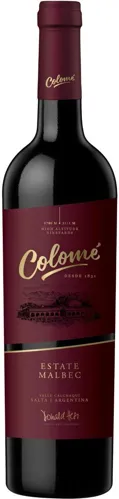 Bottle of Colomé Malbec Estate from search results