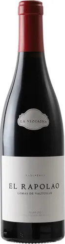 Bottle of La Vizcaína El Rapolao Lomas de Valtuillewith label visible