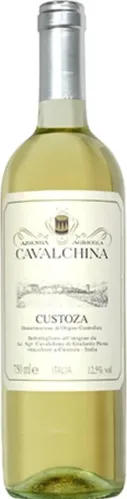 Bottle of Cavalchina Custozawith label visible
