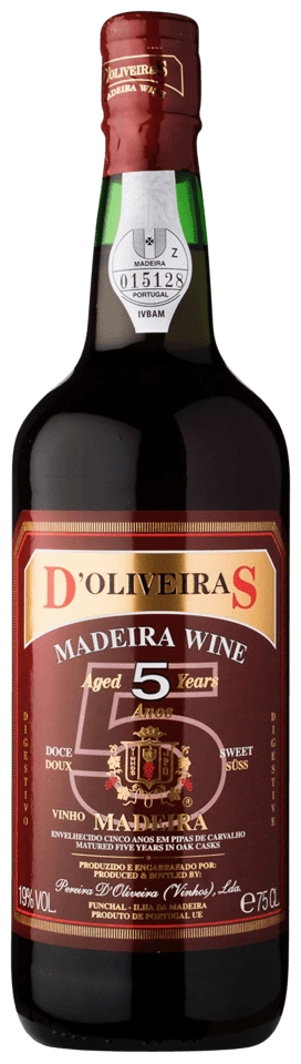 D'Oliveiras 5 Years Old Sweet Madeira
